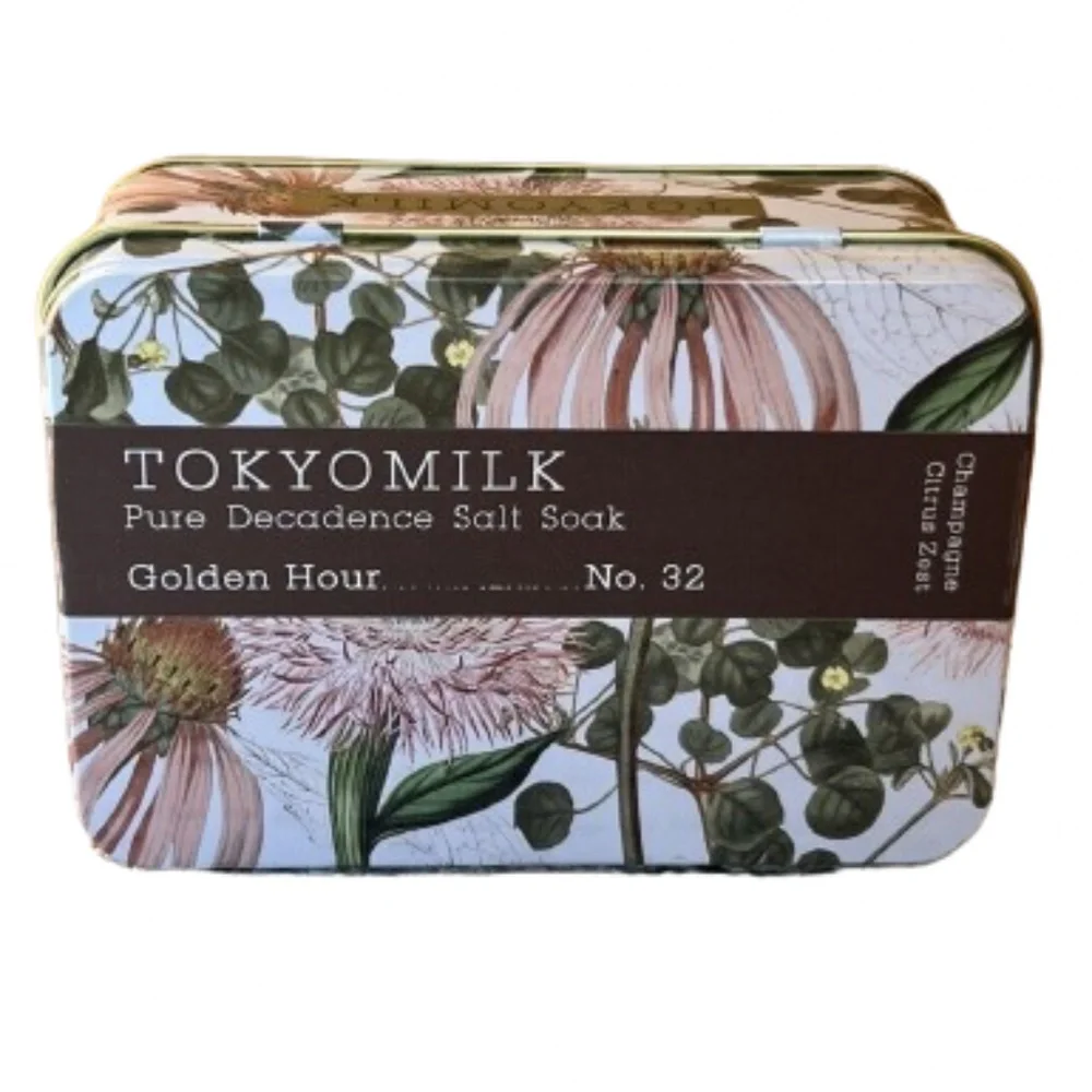 Tokyomilk Golden Hour Salt Soak No.32 Champagne Citrus Spa Gift NWT